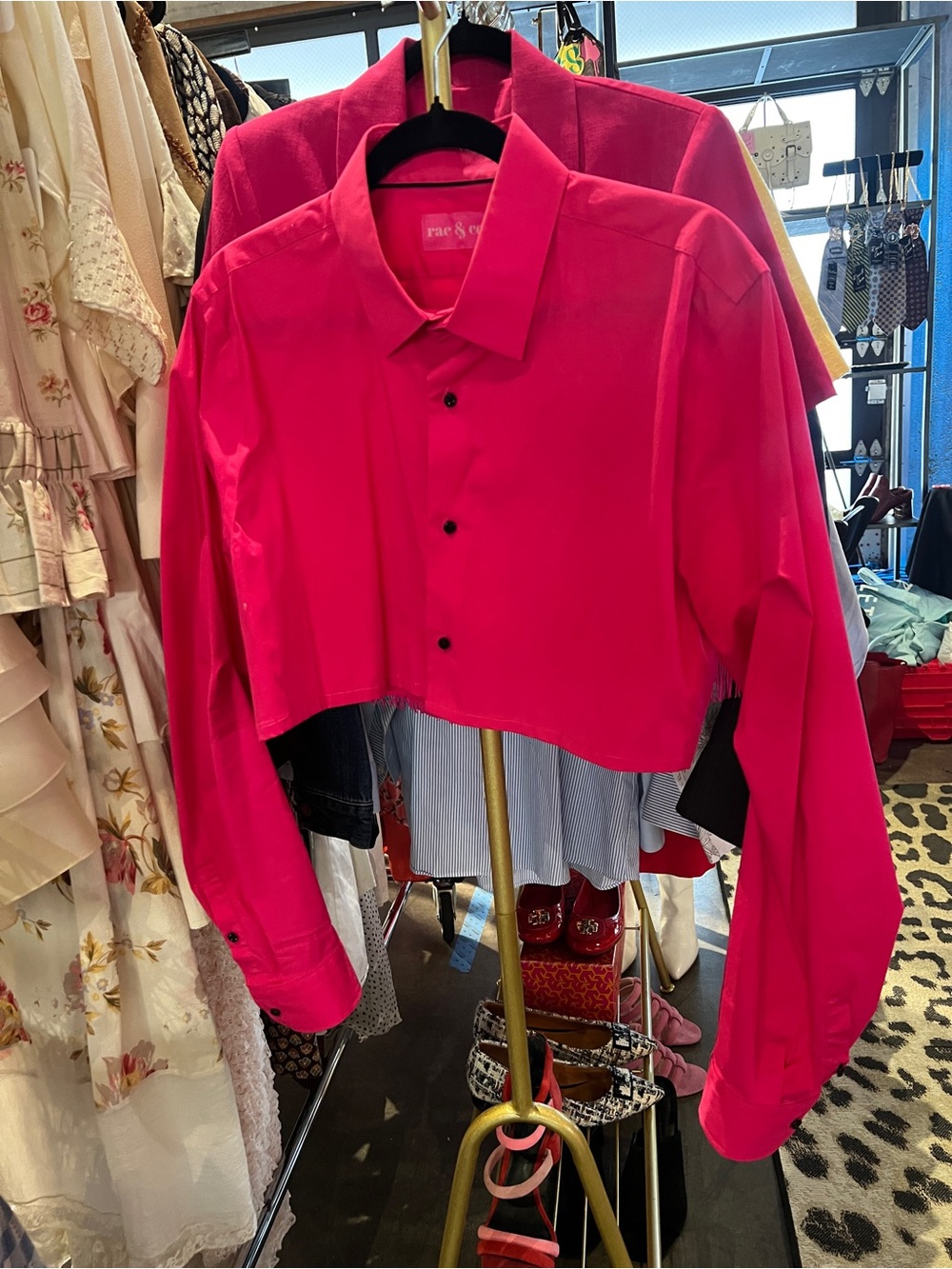 Upcycled Rae & Coco Cropped Shirts